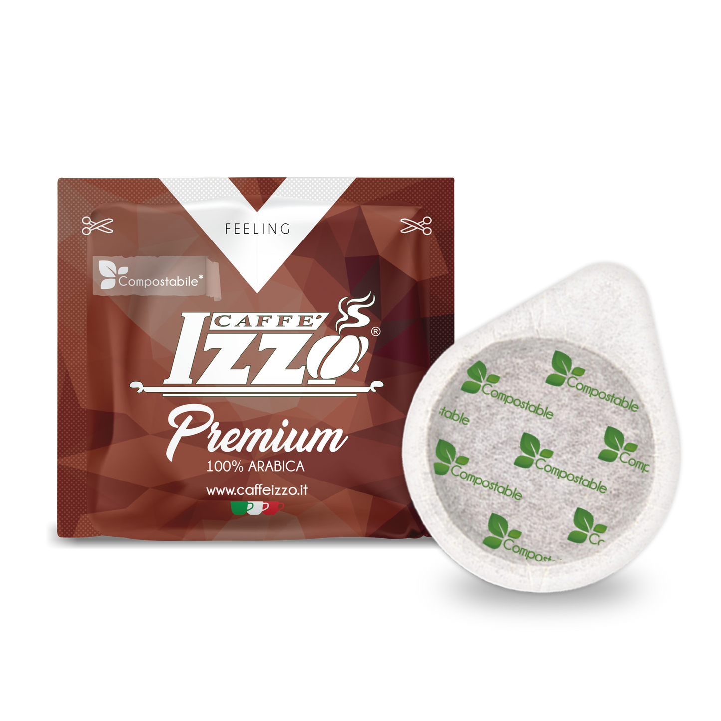 Caffè Izzo - E.S.E Kaffeepads Premium 100% Arabica - 150 Stk.