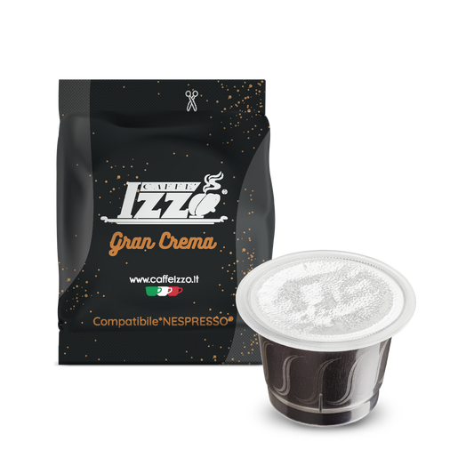 Caffè Izzo Grand Crema Nespresso®* kompatibel - 100 Kaffeekapseln