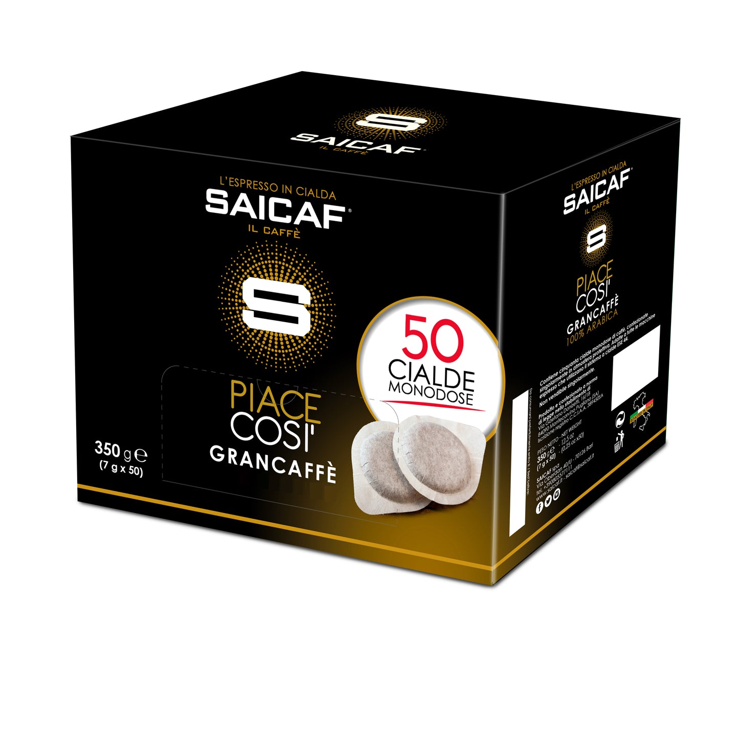 Saicaf - E.S.E Kaffeepads Gran Caffè - 50 Stk. ABLAUF 10/2024